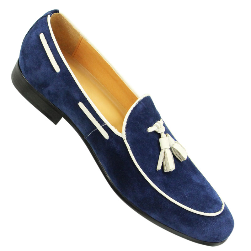 Stylish Summer Casual Loafers for Men in Cow Suede