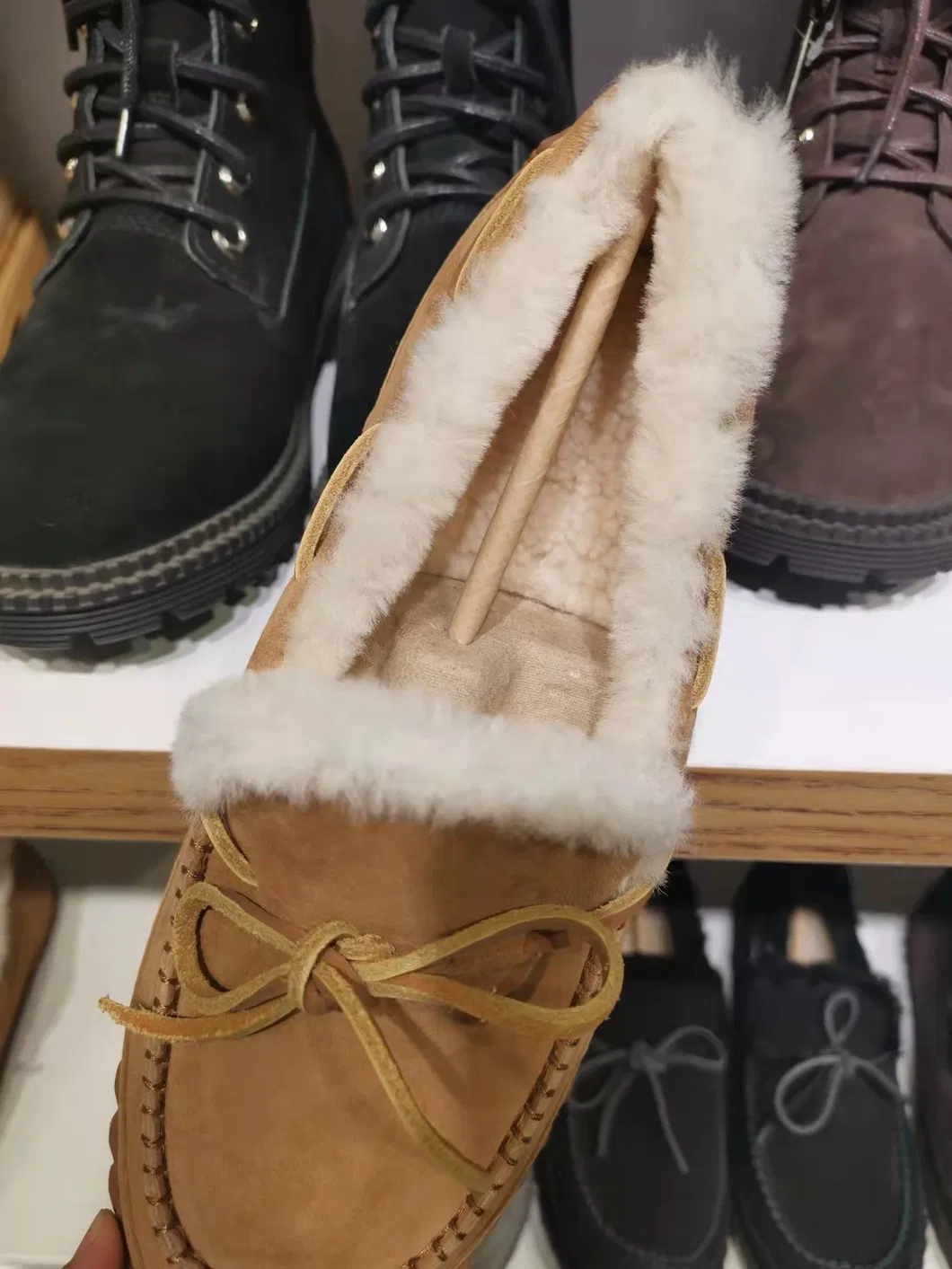 Sheepskin Moccasins Men Style