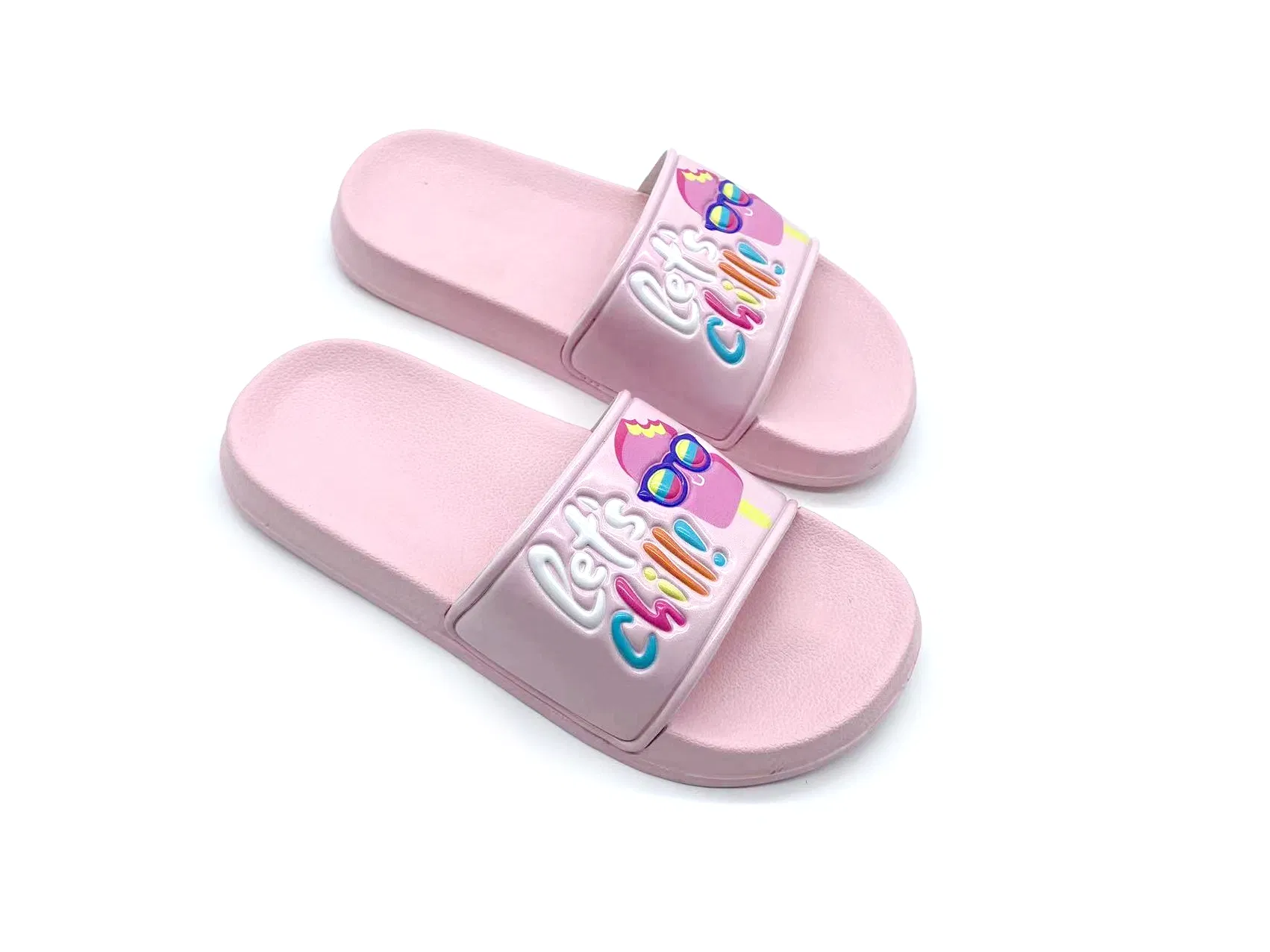 2022 New Collection for Kids' Cheap Slipper with Customized PU Upper