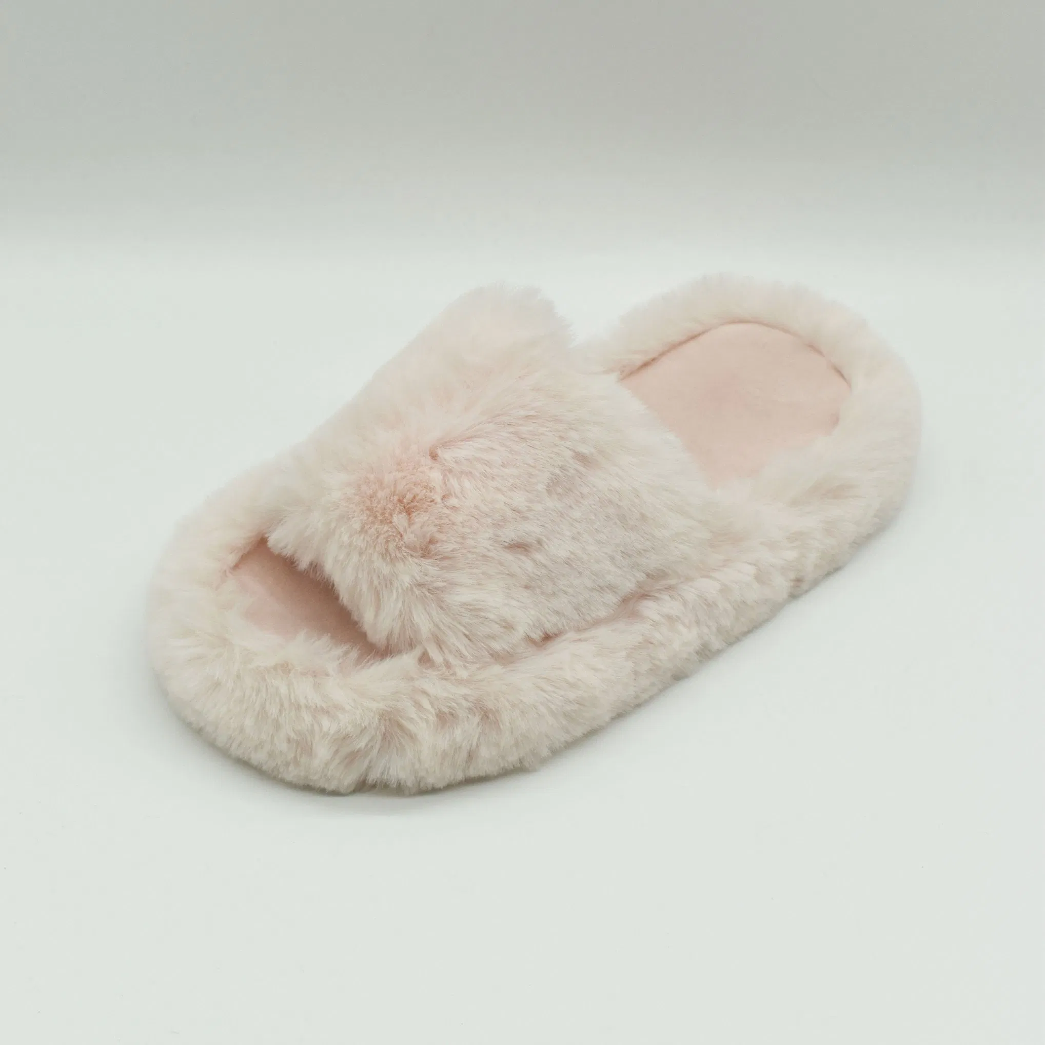 Pink Rabbit Faux Fur Women Indoor Slipper Fashion