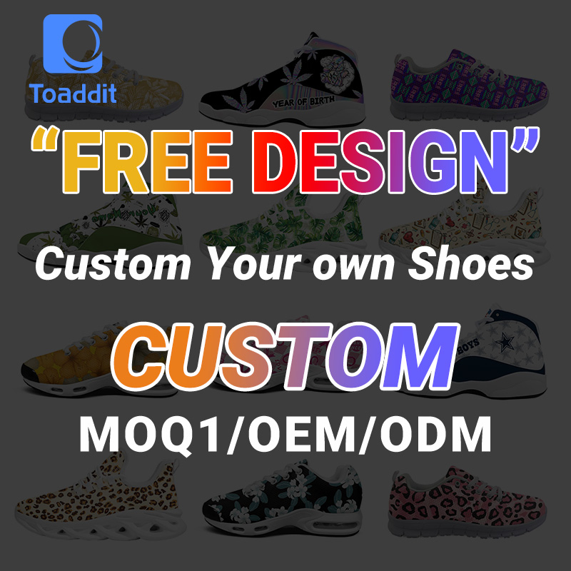 Wholesale Anti-Slip and Flexible Sports Shoes MOQ1 Custom Casual Sneakers