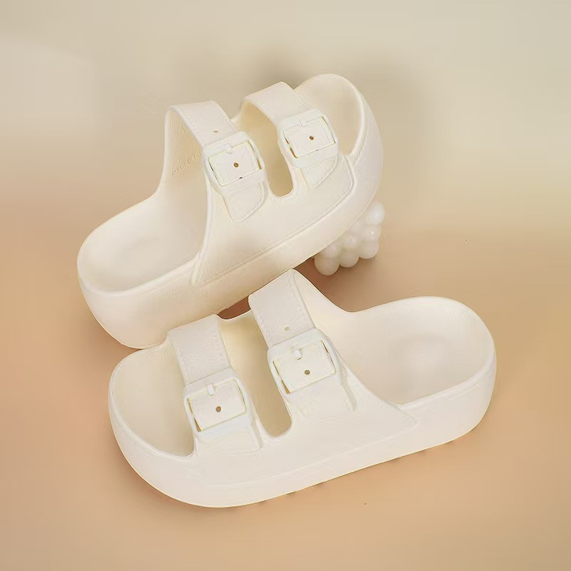 EVA Women's Summer Home Leisure Comfortable Thick Bottom Shower Slippers