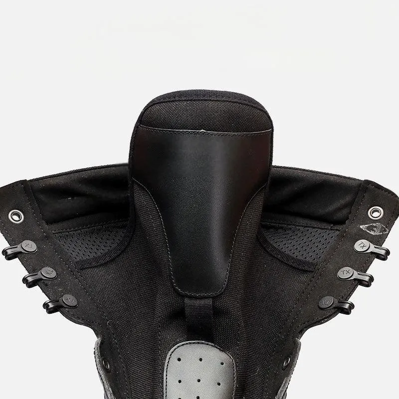 Outdoor Breathable Wearable Leather Desert Boots Side View