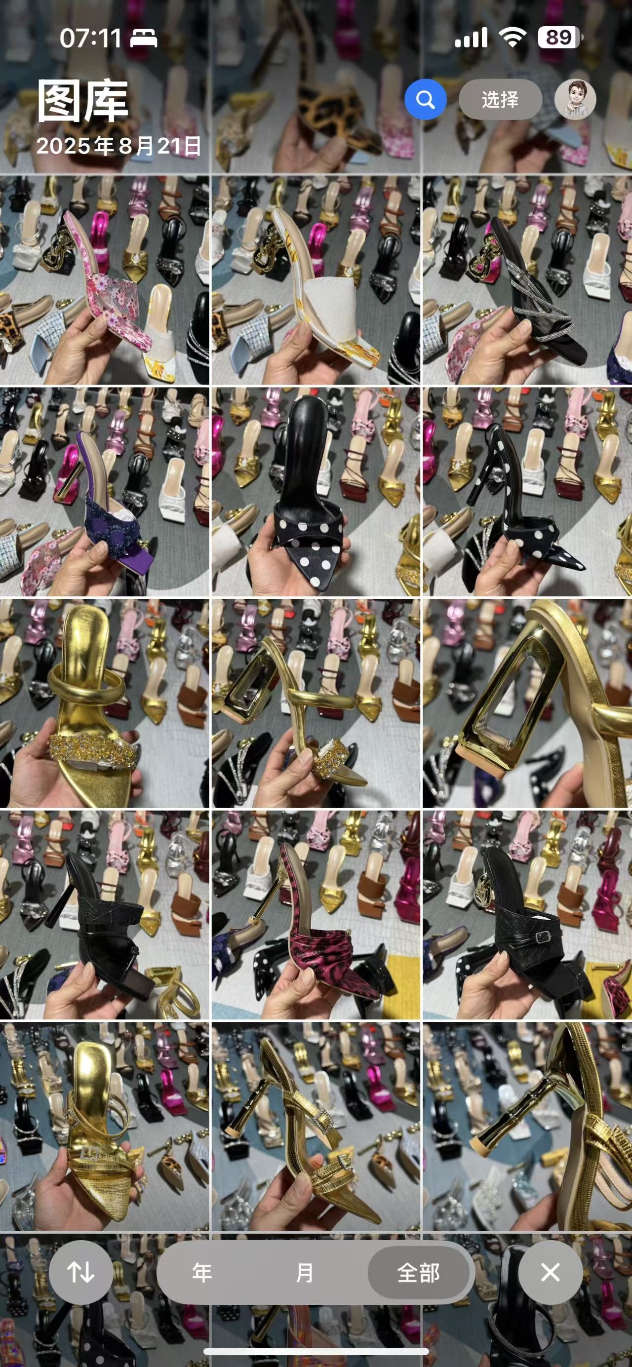 Stock Women's High Heel Sandals Summer Fashion Party Shoes New Open Toe High Heels Mixed Design Wholesale