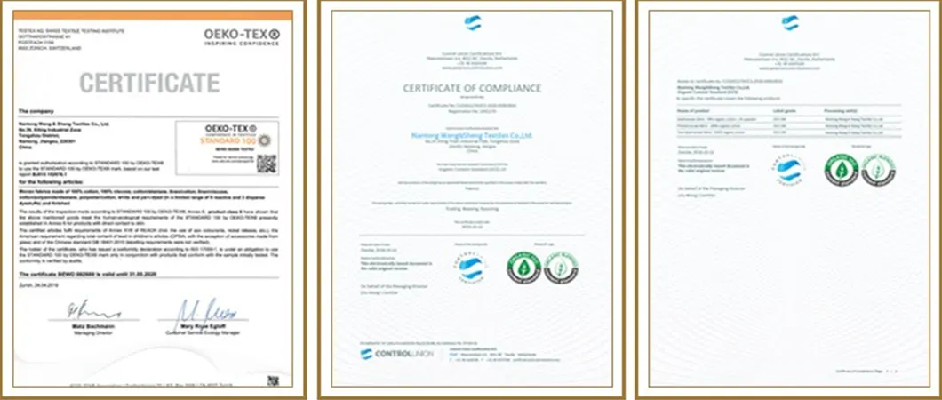 Quality Certifications