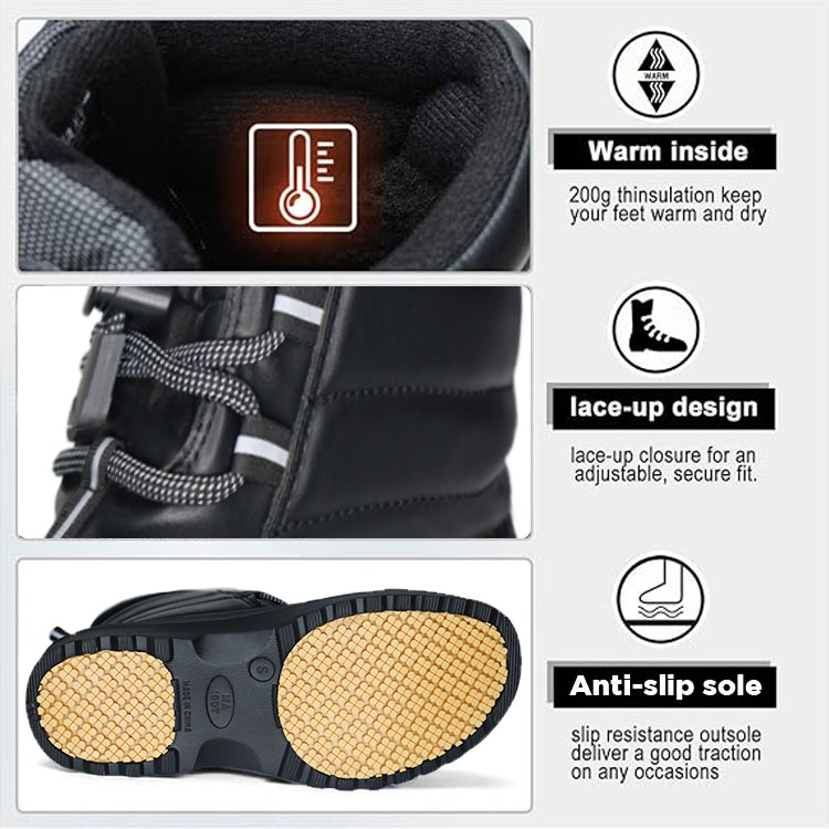 MID Calf Safe and Stylish Outdoor Hiking Fishing Boots for Men