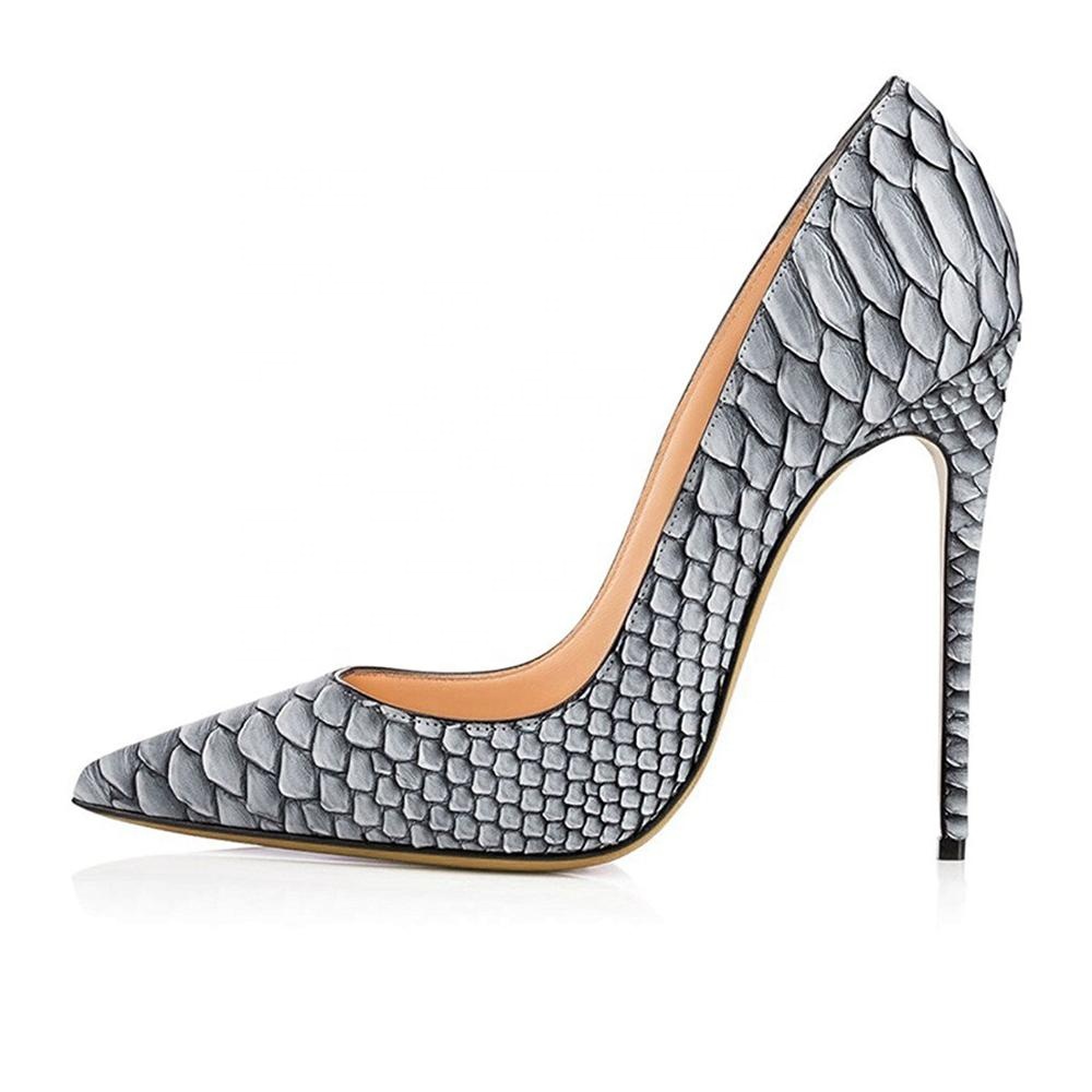 Classic Pointed Toe Stiletto Heel Pumps Women 12 cm High Heels