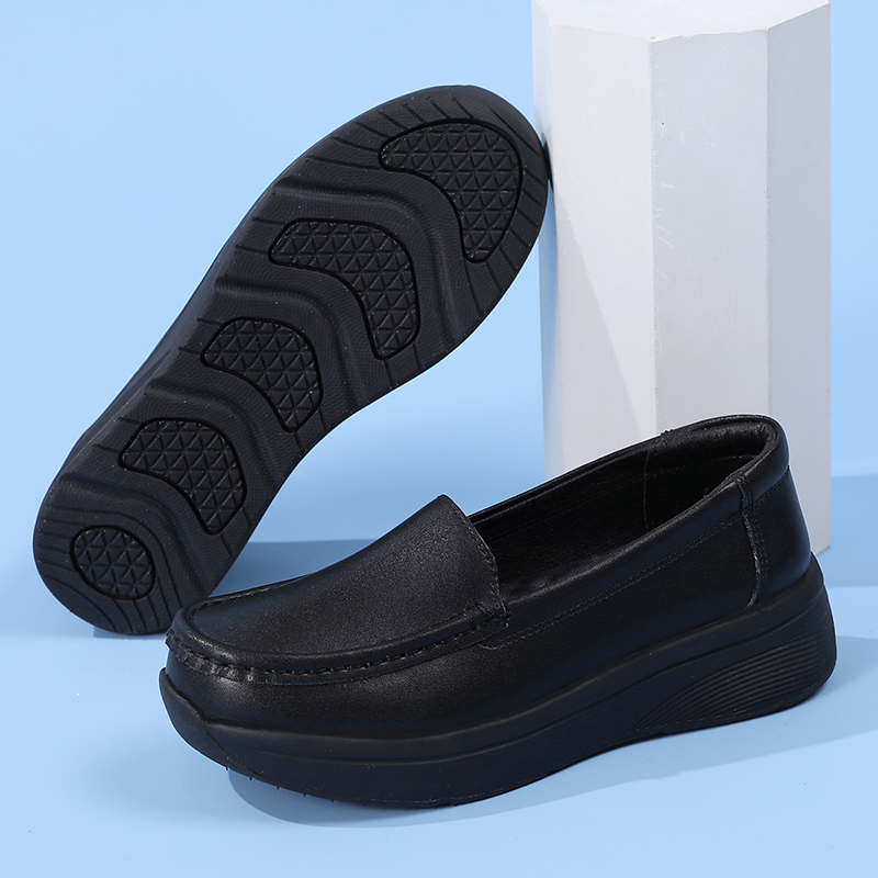 Women Hospital Nurse Shoe Platform Medical Loafers Non-Slip Soft Footwear