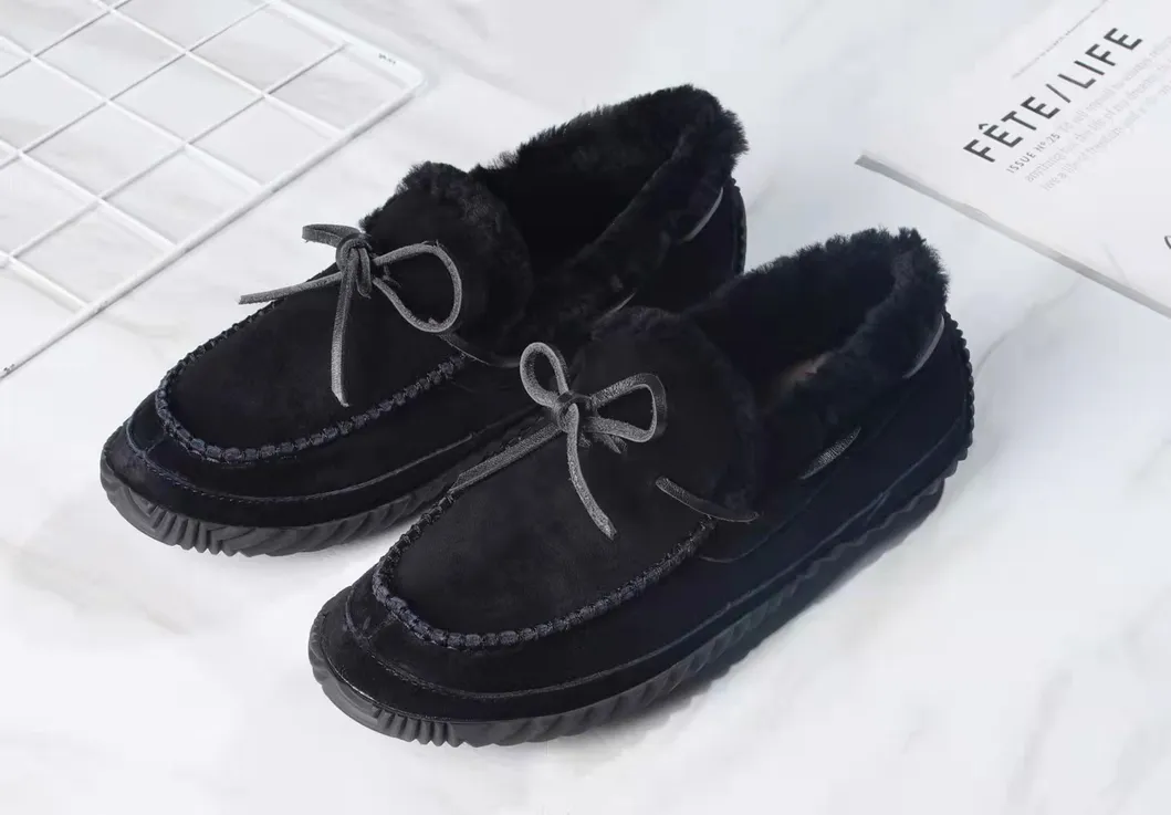 Real Leather Moccasins - Detail