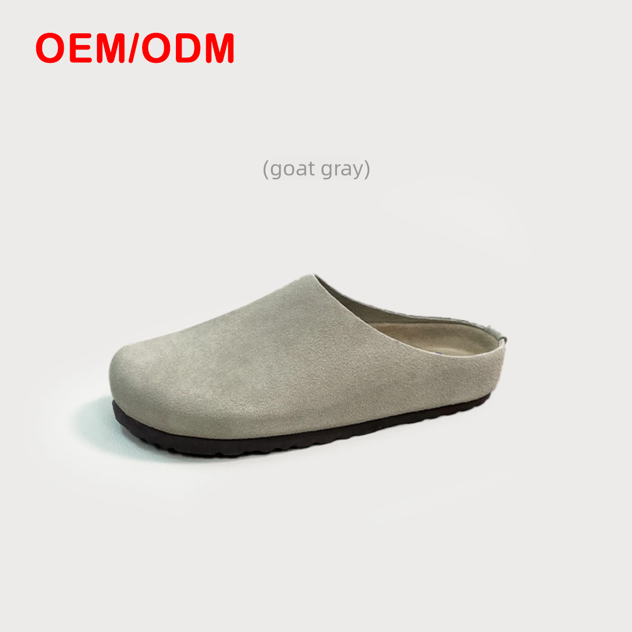 Custom Muller s Eco-Friendly Cork Sole Soft Lightweight Slip on Clogs Mules Women/Men All Seasons