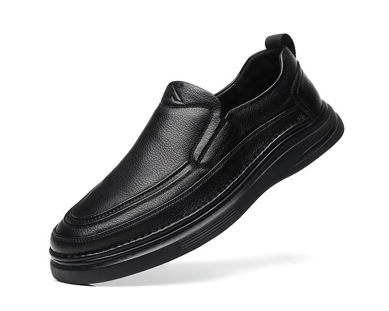 Men's Genuine Leather Casual Loafers with Anti-Slip Soft Sole
