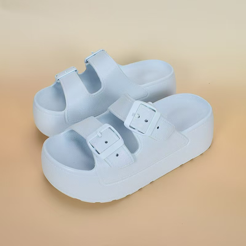 EVA Women's Summer Home Leisure Comfortable Thick Bottom Shower Slippers