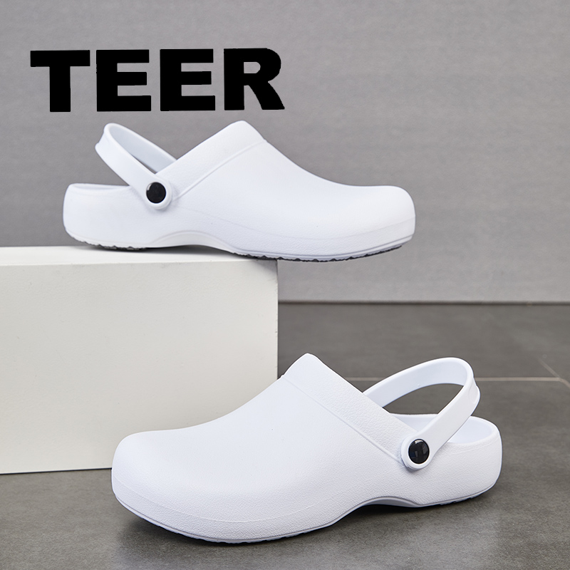 Factory Wholesale High Quality Unisex Anti-Slip Chef Shoes Clogs Kitchen