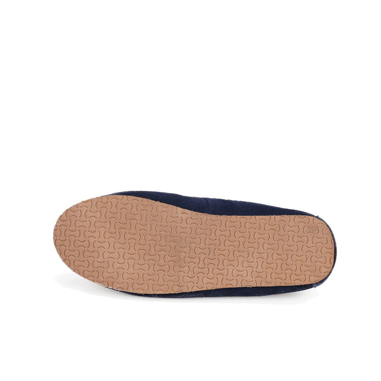 Handmade Cow Suede Men Sheepskin Moccasin Shoes Winter Casual Shoes