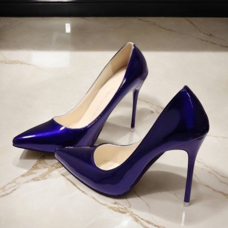 China Cheap Shoes Pu Leather High Heels Nude Pointed Toe Work Formal Shoes Women Pumps Stiletto Professional Work