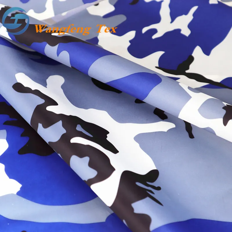 Camo Printed 150d Polyester Oxford Details