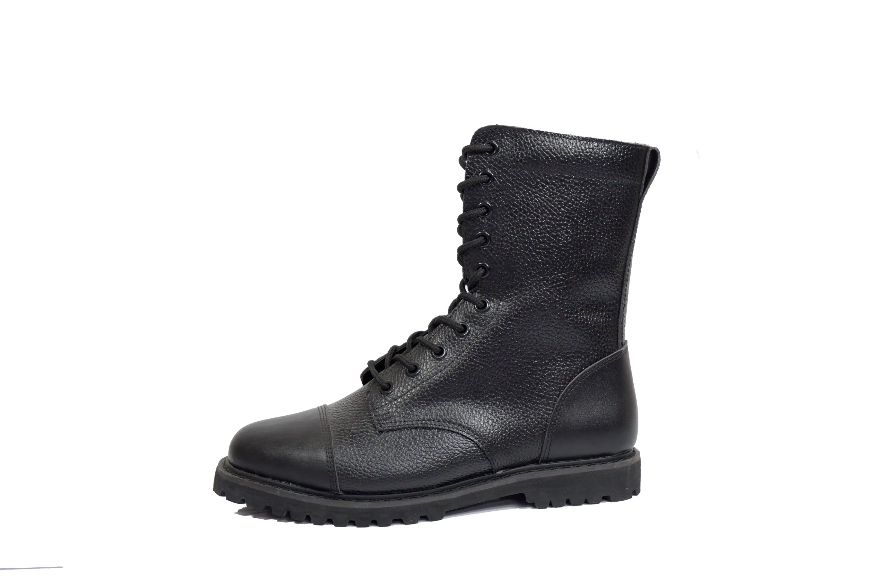American Tactical Style Boots Black Genuine Leather Hiking Outdoor Fashion Boots