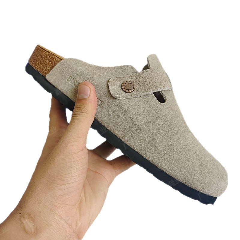 New Arrival: Men's and Women's Thick Sole Birken Style Leather Clog Sandals