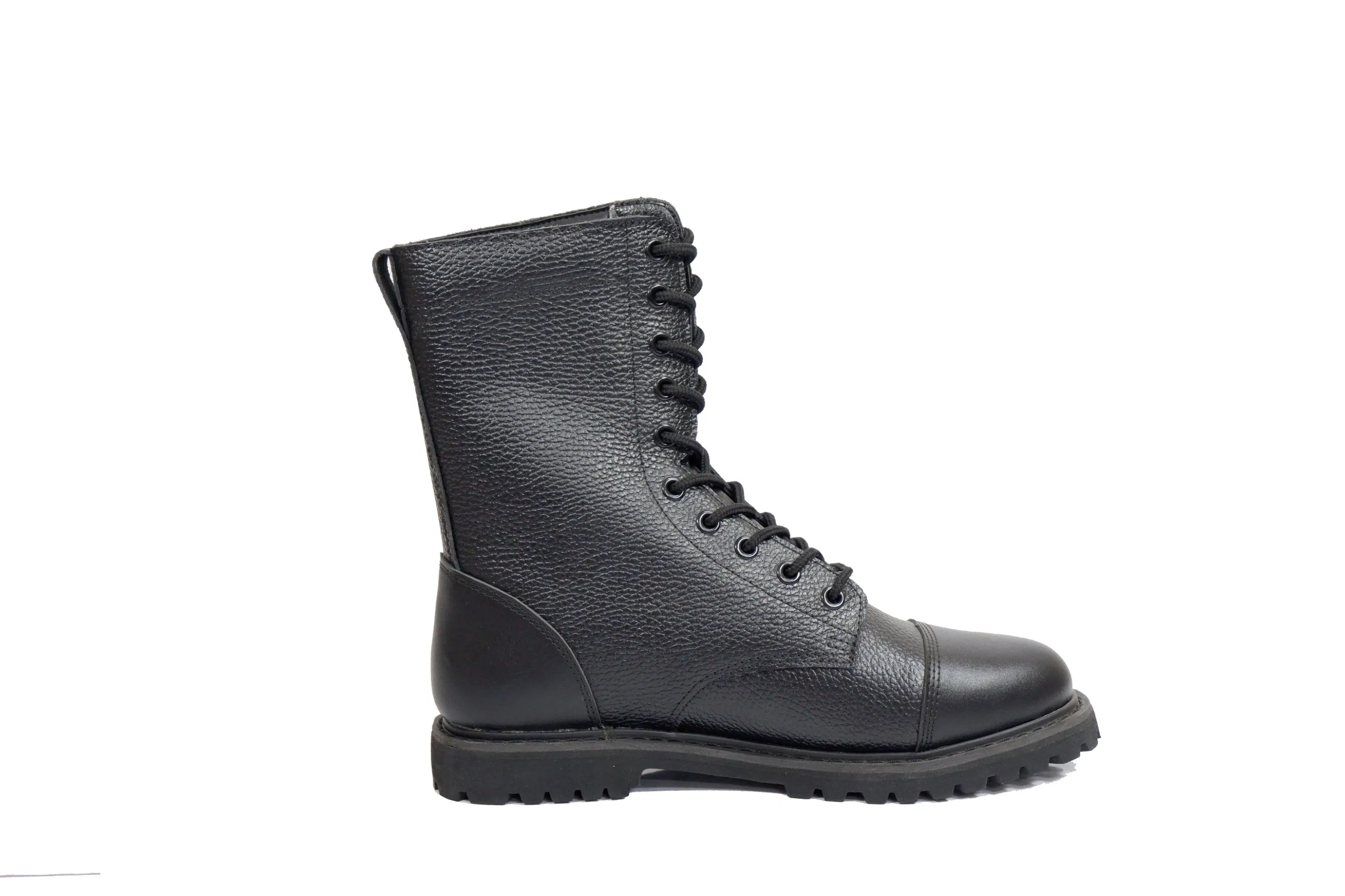American Tactical Style Boots Black Genuine Leather Hiking Outdoor Fashion Boots
