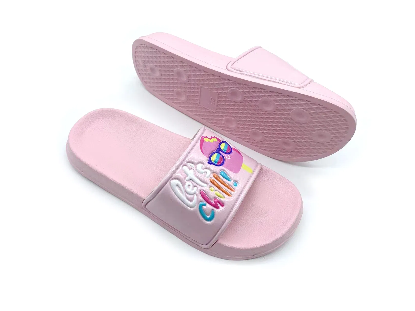 2022 New Collection for Kids' Cheap Slipper with Customized PU Upper