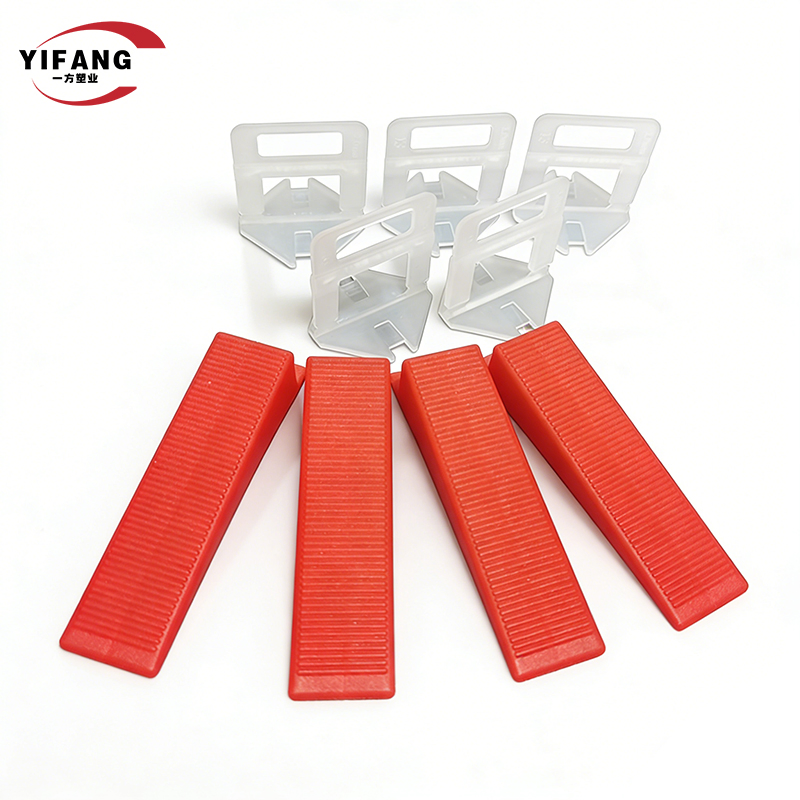 Tile Leveling System Wedges Plastic Tile Wedges Matching Tile Leveling Clips for Ceramic Tile Installation