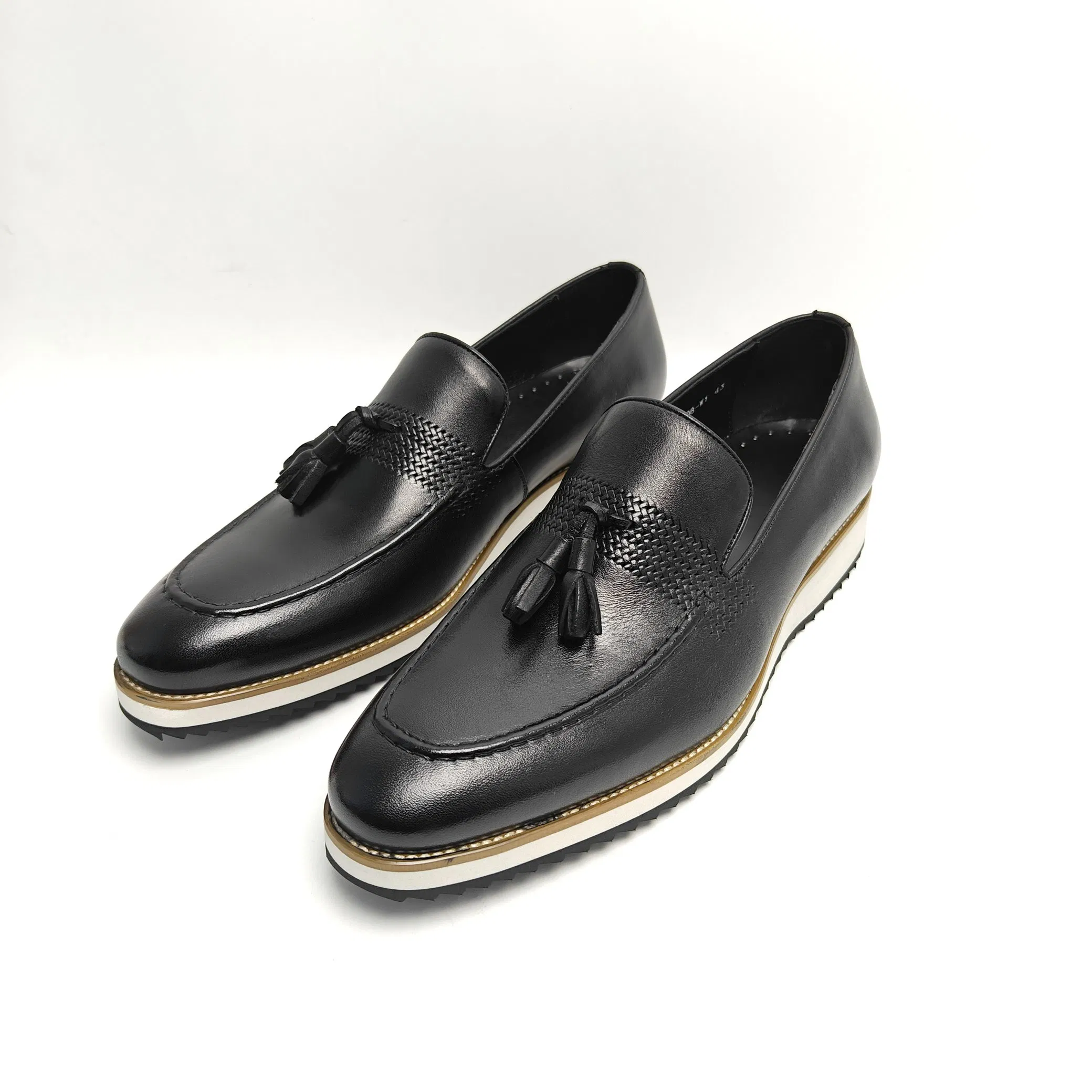 Stylish Men's Genuine Leather Slip-on Business Loafers for All Occasions