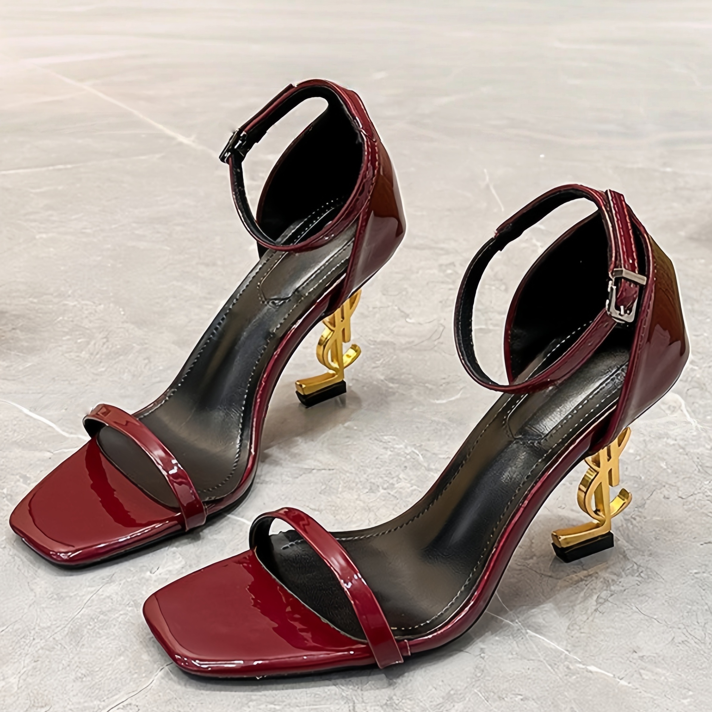 Higher Quality Luxury Designer High Heels Sandals Real Leather Summer Fashion Wedding Ladies High-heeled Shoes for Women