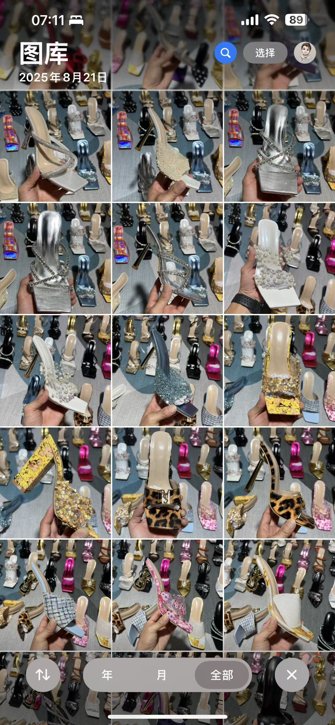Stock Women's High Heel Sandals Summer Fashion Party Shoes New Open Toe High Heels Mixed Design Wholesale