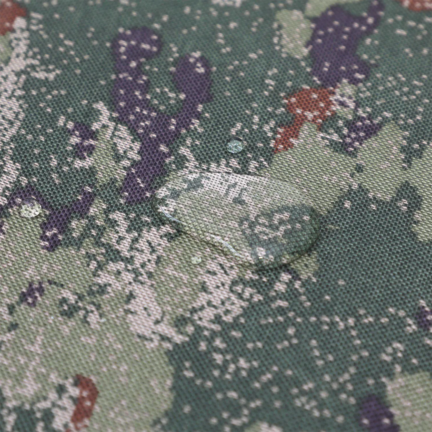 Waterproof Camo Polyester Oxford