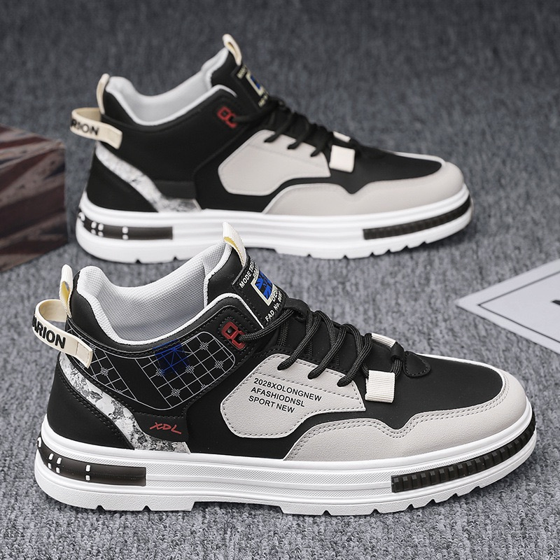Fashion Trend Sneaker Shoes for Men Simple Design Casual Daily Wear