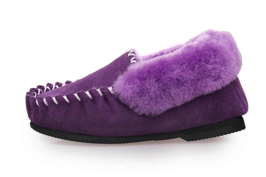 Sheepskin Fur Home Slippers View 1