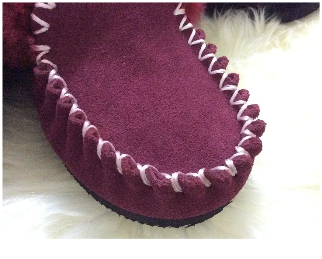 Sheepskin Moccasins Slippers