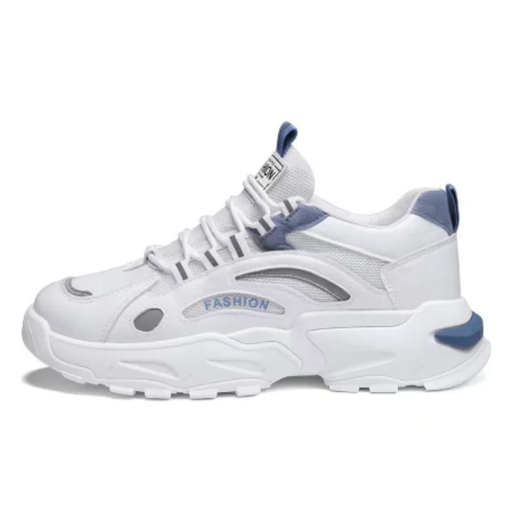 Versatile Height Boosting Sneaker with Cushioned Footbed and Flexible Sole