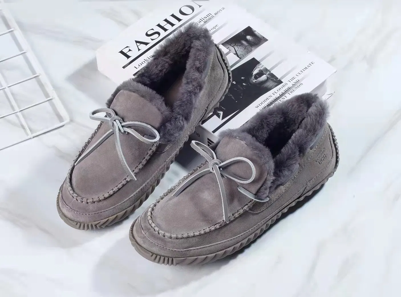 Luxurious Real Leather Moccasins for Women - Indoor Comfort