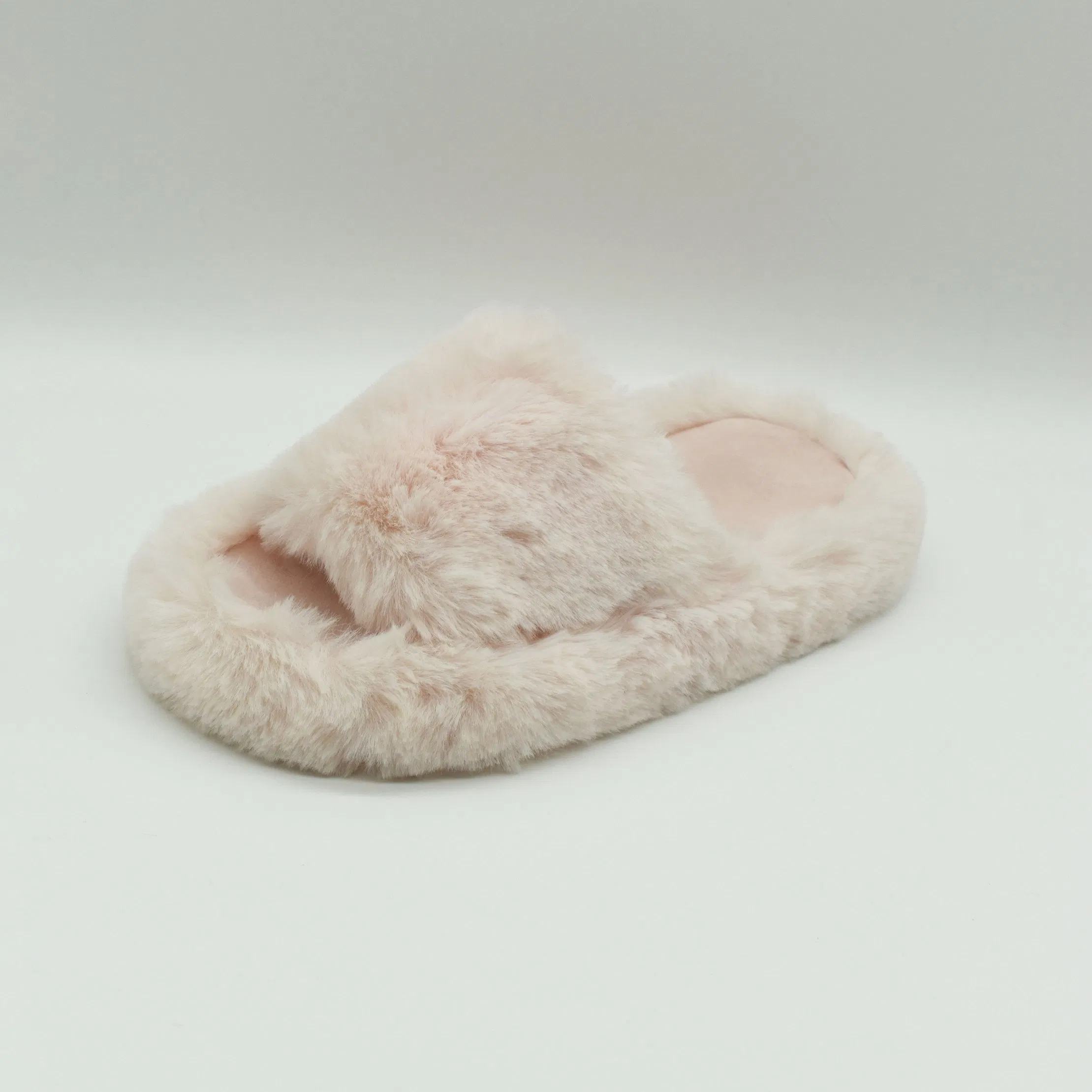 Pink Rabbit Faux Fur Women Indoor Slipper Fashion