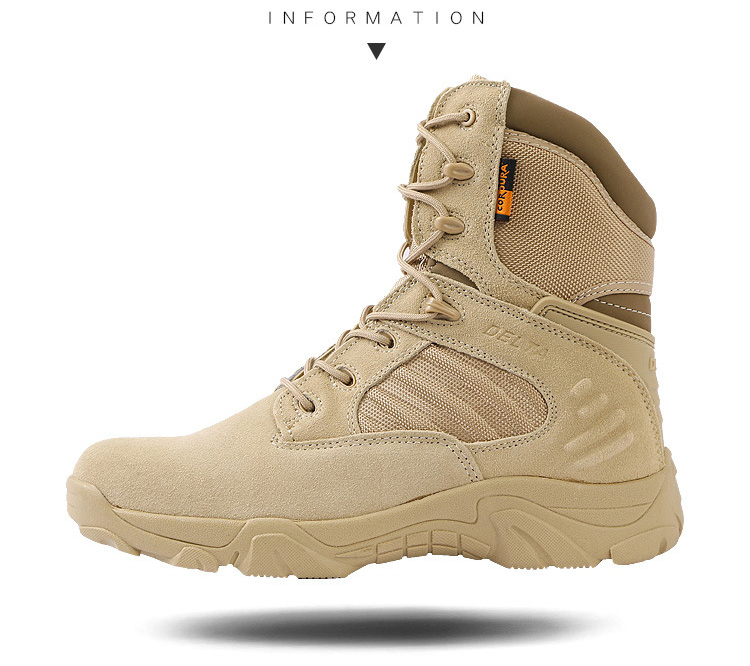 Manufacturer Delta Boots Tactical Hiking Cheap Boots Top Combat High Quality Boot Outdoor Desert Jungle Boot Safety Boot Green Leather Tactical Boot