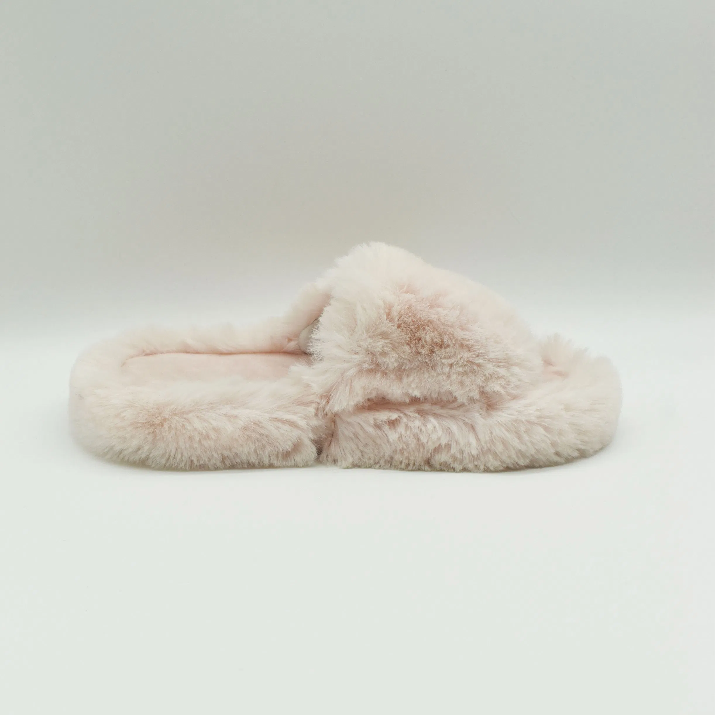 Pink Rabbit Faux Fur Women Indoor Slipper Fashion