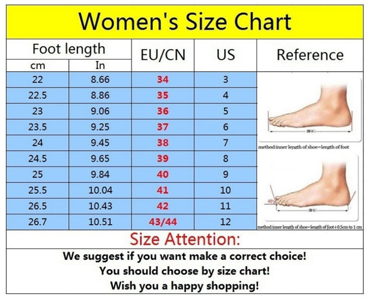 Women size chart