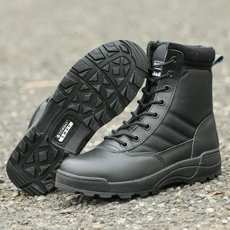 Men's Desert Sport High Shoes Rubber Hiking Outdoor Training Combat Climbing Tactical Boots