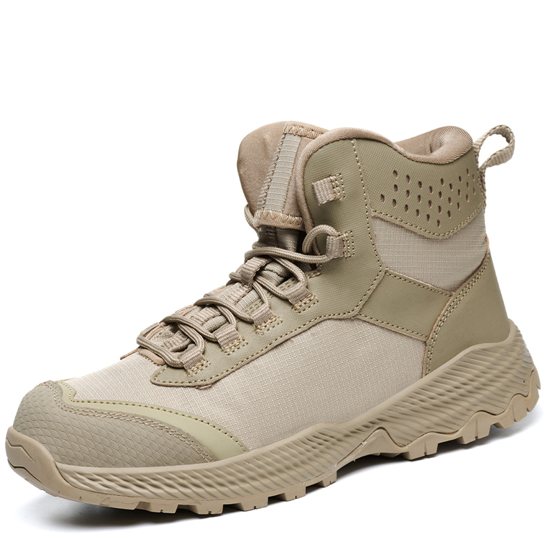 Jyk35high Top Waterproof Windproof and Sandy Rock Climbing Shoes Outdoor Hiking Boot