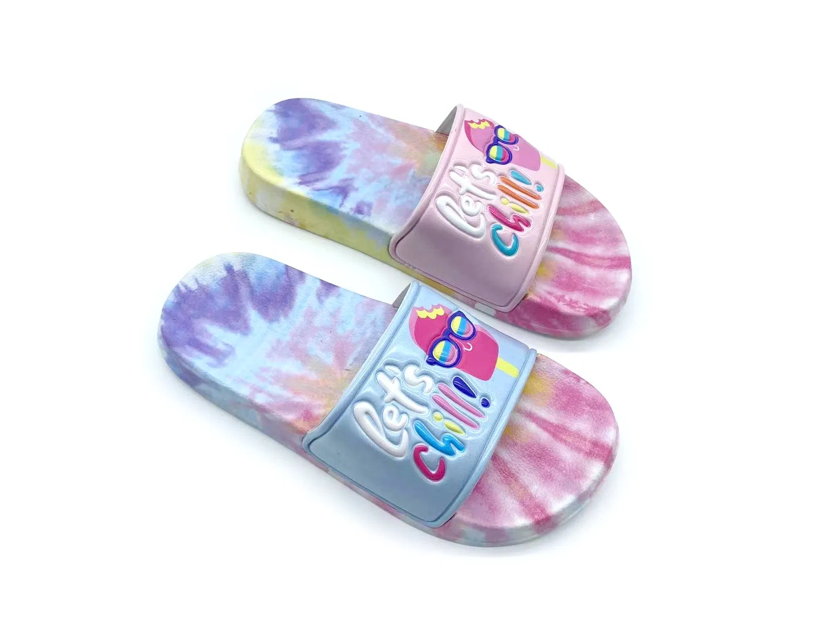 2022 New Collection for Kids' Cheap Slipper with Customized PU Upper