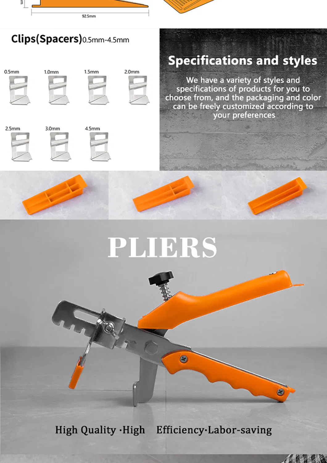 Precision Tile Leveling Wedge