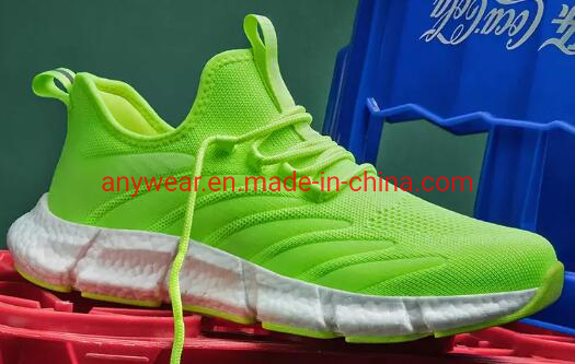 New Design Sports Running Sneaker Men Flyknit Shoes (329)