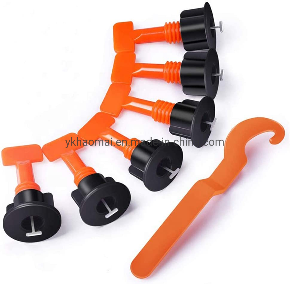 1.5 mm Reusable Plastic Floor Tile Leveling System Clips Wedges Stainless Steel Needles