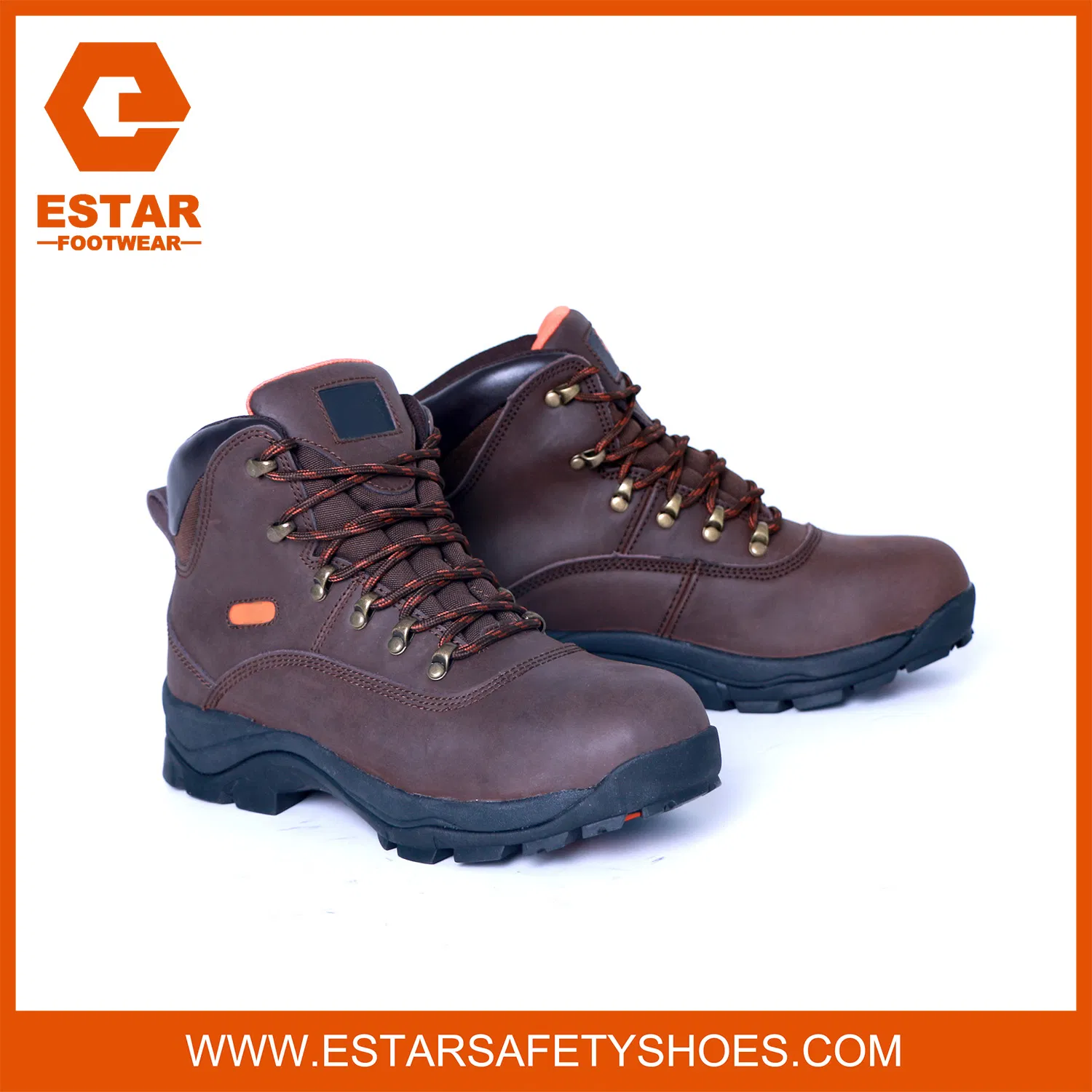 Lightweight Hiking Sytle Men's Waterproof Boots with Shock Absorbing EVA/Rubber Outsole