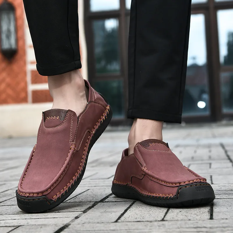 Big Size Fashion Handmade Vintage Men Loafers