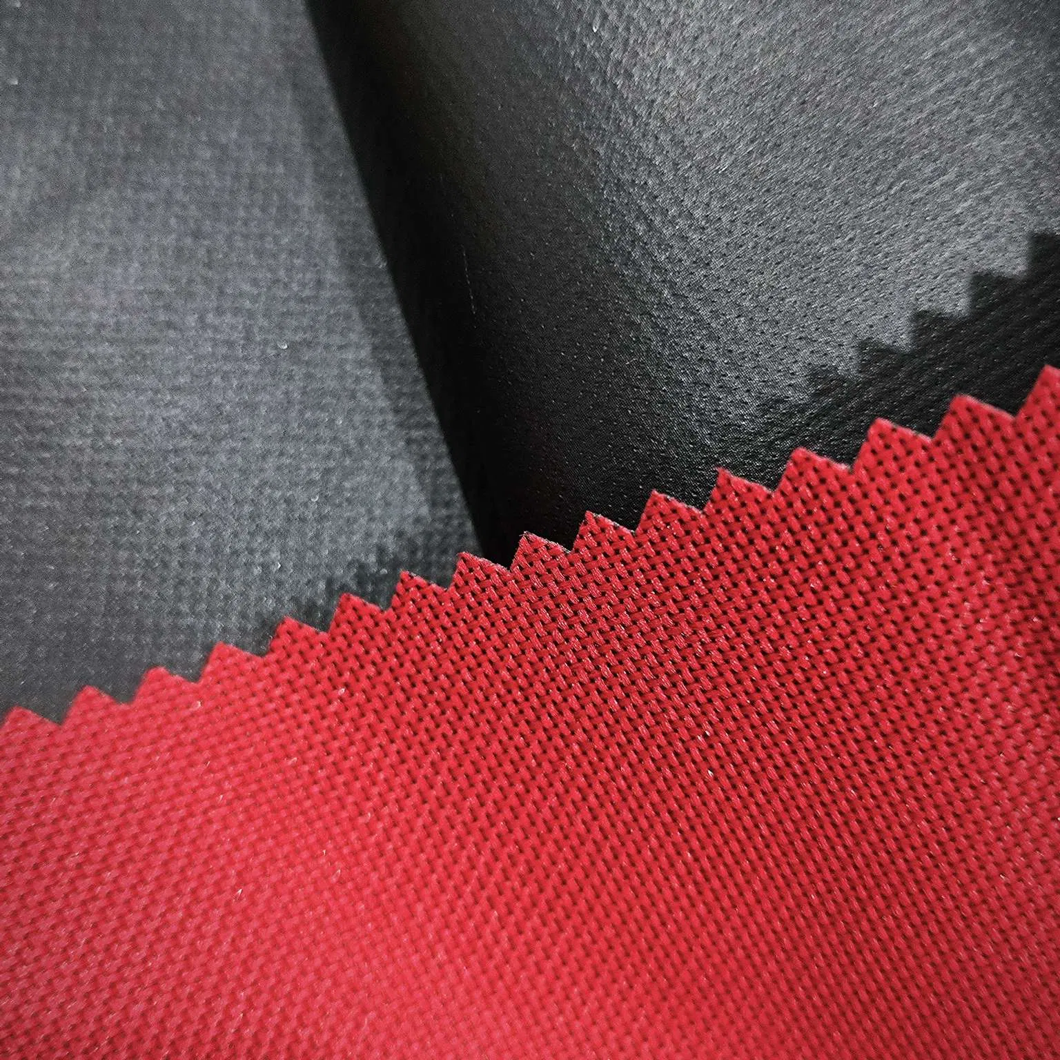 100% Polyester Oxford with PVC Coating Waterproof Red Fabric for Bag