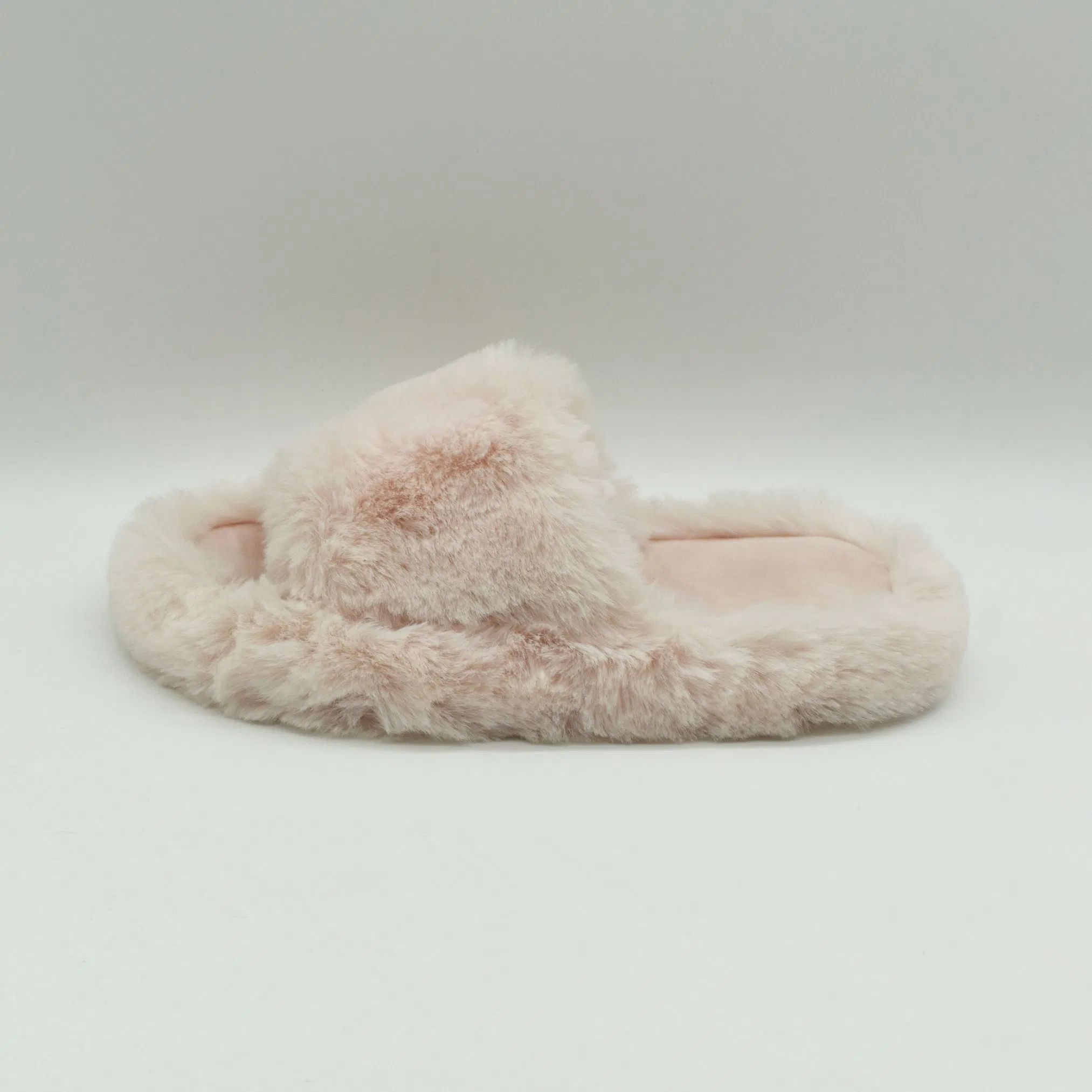 Pink Rabbit Faux Fur Women Indoor Slipper Fashion