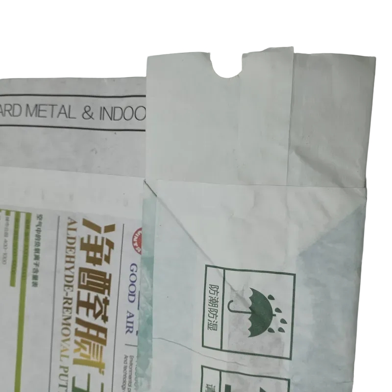 20kg 30kg Multiwall Sack Mortar Packing Kraft Paper Valve Bag for Sale