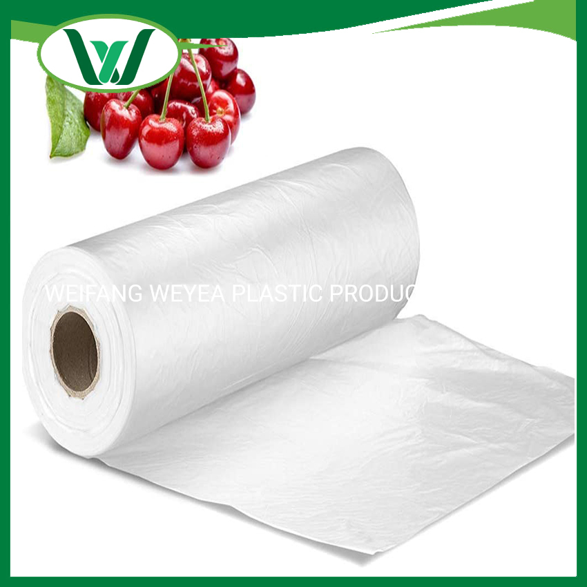 Customized Plastic Gusseted Clear Poly Tall Easy Open Treat Food Vegetable Bread Flat Packaging Bag